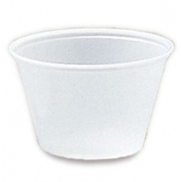 Darnel 5.5oz Translucent Plastic Portion Cups - D635502A - 100/cs  SKU 565765