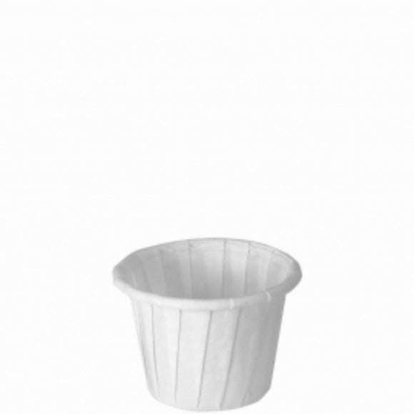 Dart Solo 3/7 oz White Paper Portion Cups - 075-2050 - 250/cs  SKU 305515