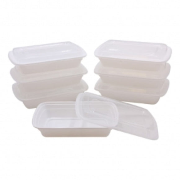 RitePack rectangle microwavable container combo, 8