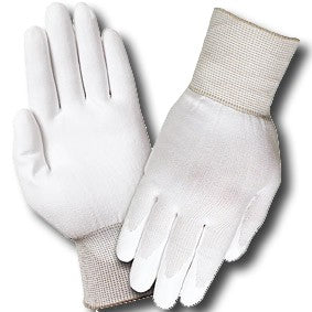 PU PALM COATED GLOVE ON NYLON LINER KNIT WRIST P#313L  SOLD BY THE DOZEN